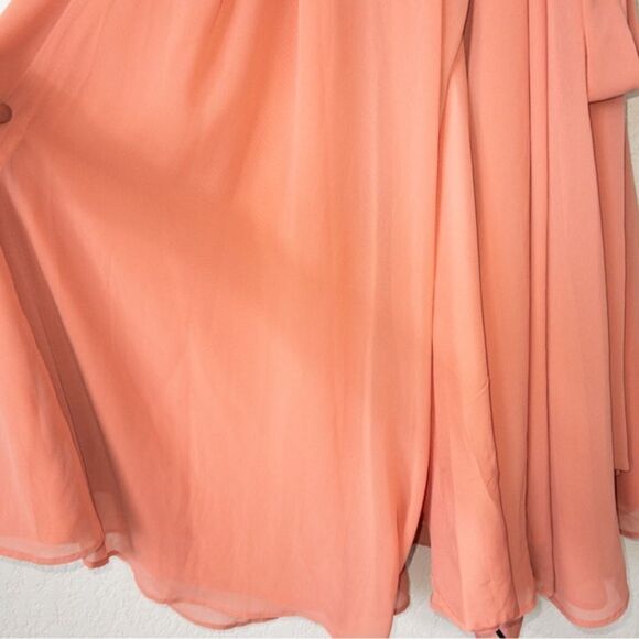 New Hutch x ModCloth Pink Fluttering Of My Heart Maxi Wrap‎ Dress Size 4X - Picture 5 of 9